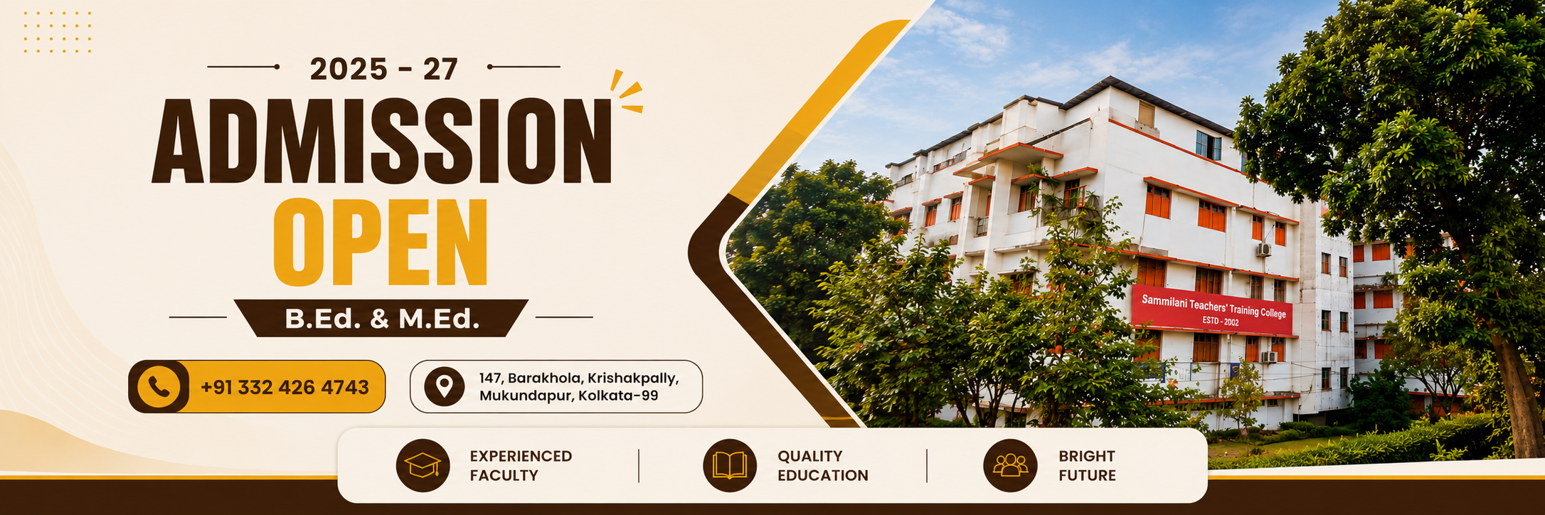 Admission Open 25 - 27