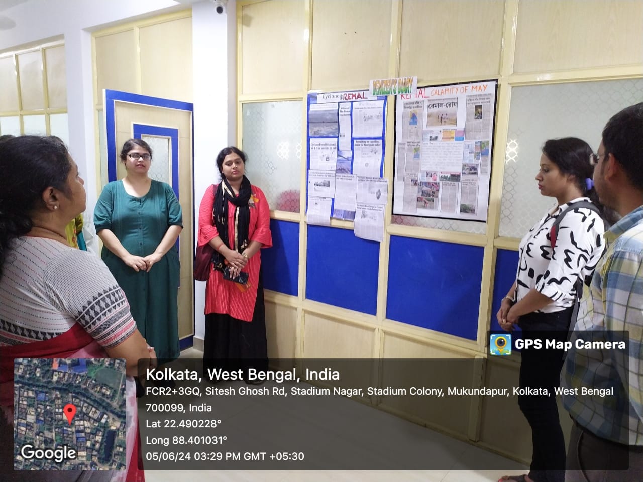 A wall magazine of Social Science Corner