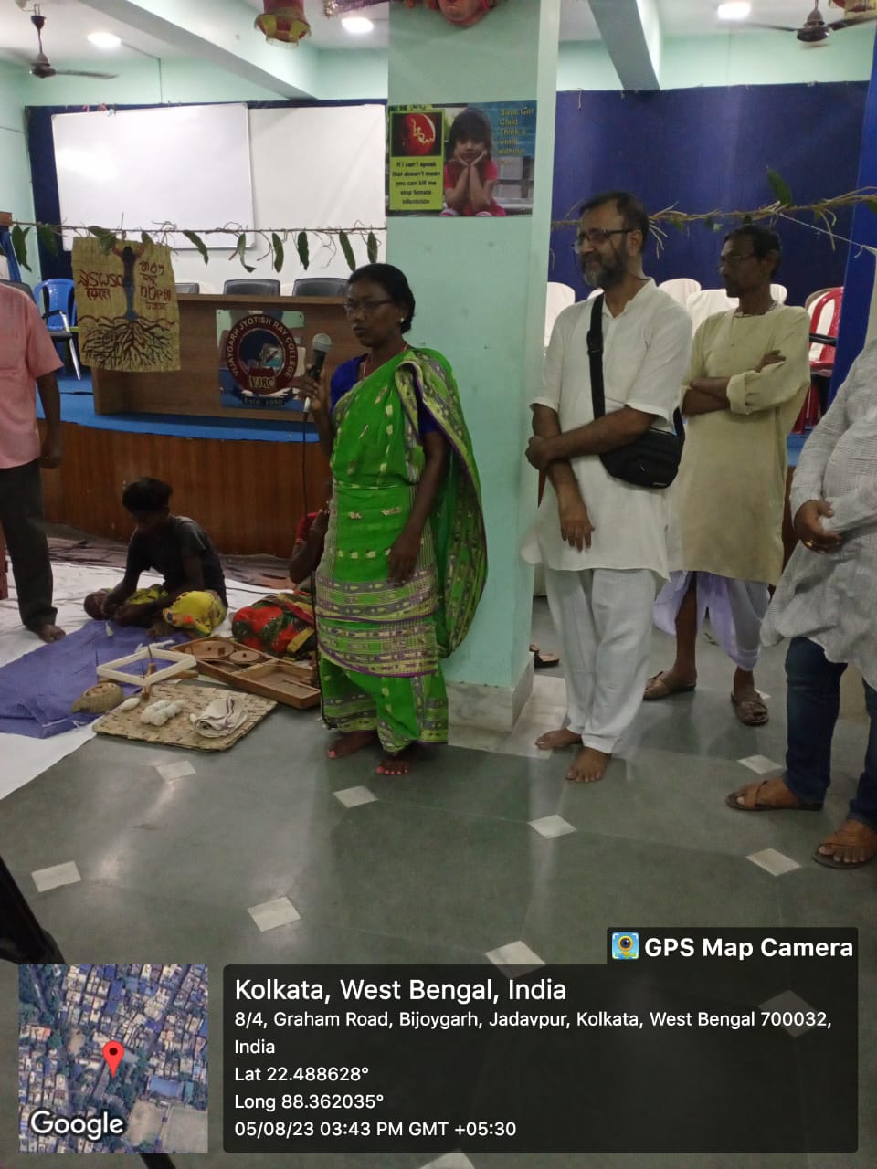 Bijoygarh College Hasto silpo