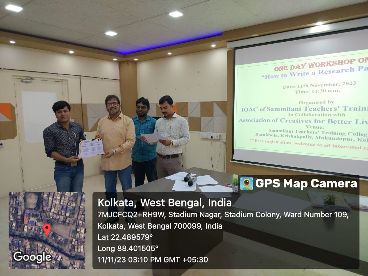 Workshop on How to write a research paper