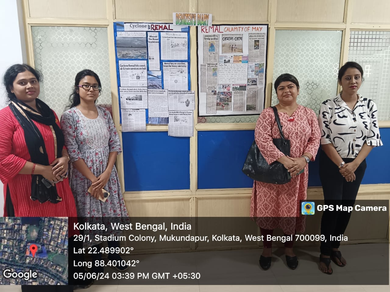 A wall magazine of Social Science Corner