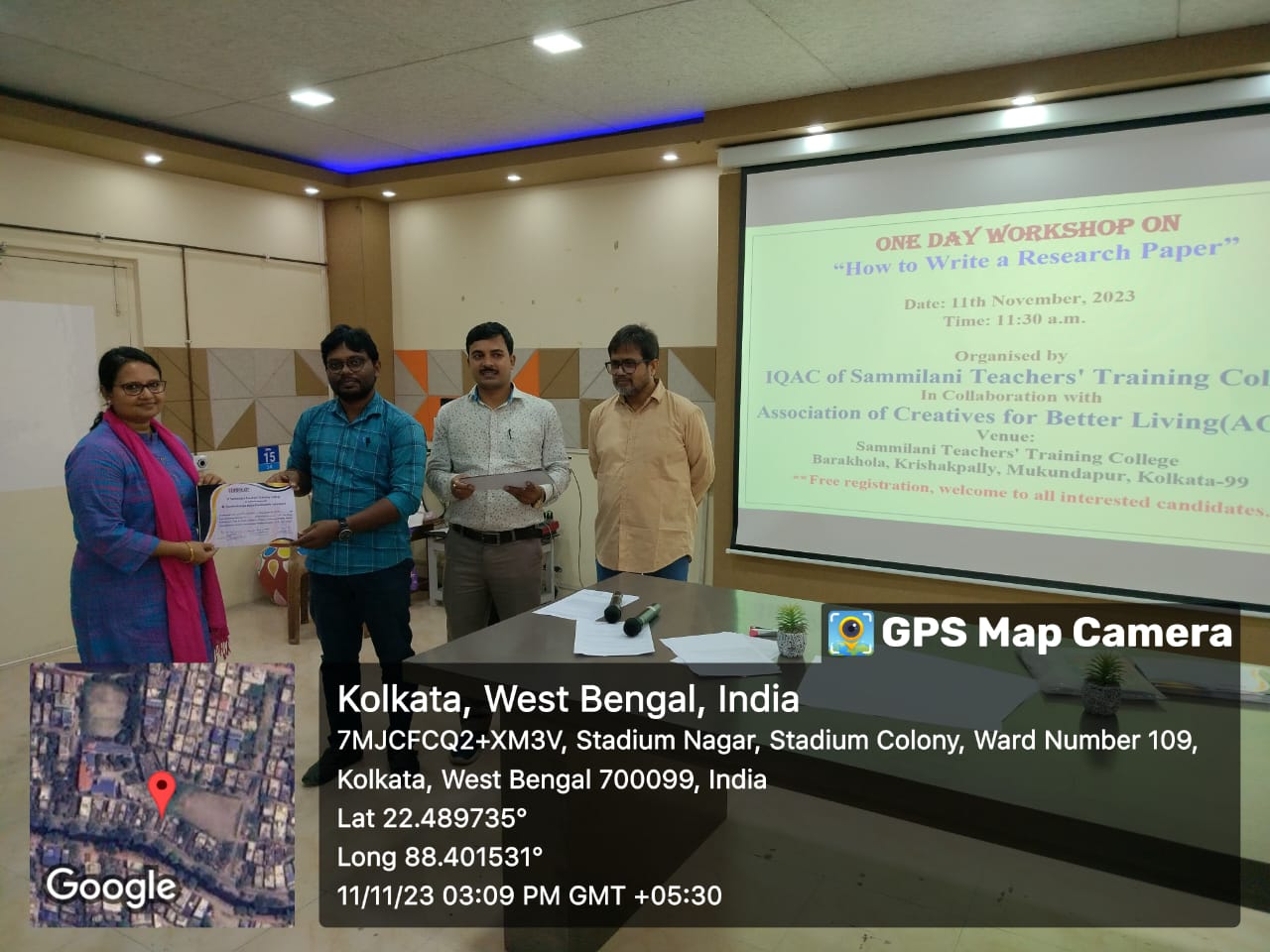 Workshop on How to write a research paper