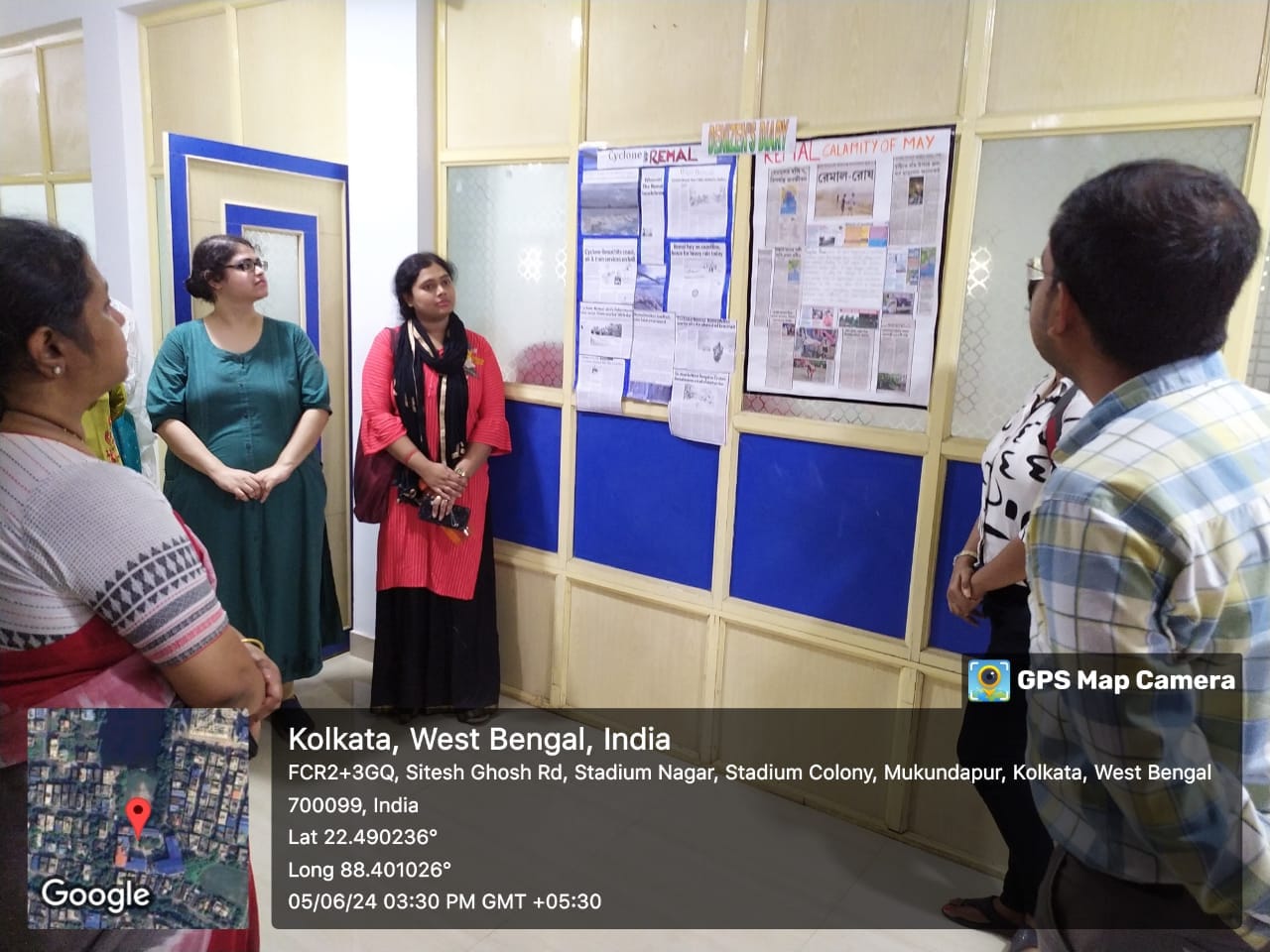 A wall magazine of Social Science Corner