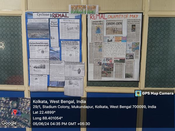 A wall magazine of Social Science Corner