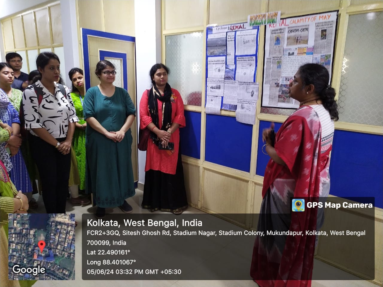 A wall magazine of Social Science Corner
