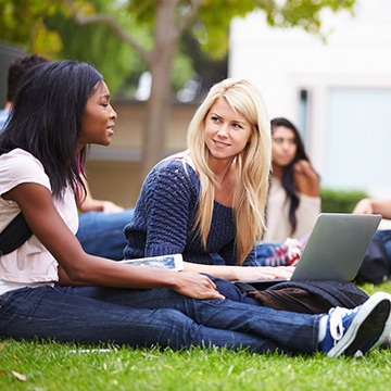 Students in placement discussion